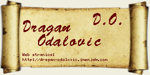 Dragan Odalović vizit kartica